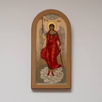 Guardian Angel on the clouds, view 2