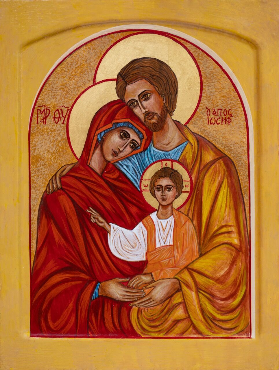 Icon of the Holy Family after Sister Marie-Paul Farran