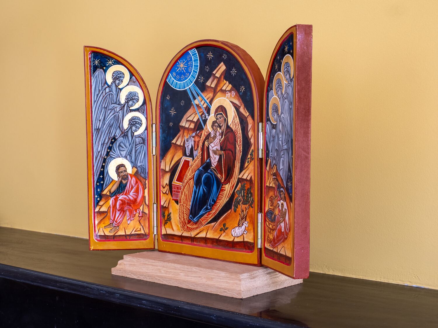 Nativity triptych